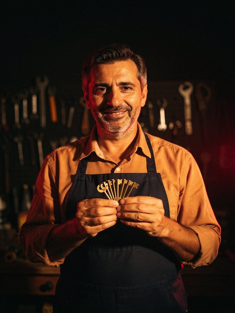 Serrurier artisan au travail Perpignan